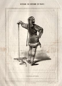 Historie kostýmu ve Francii: Tormenteur, 1843. od Paul Gavarni