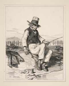 JEROME SAUVAGE, (známý jako otec Belenfant). od Paul Gavarni