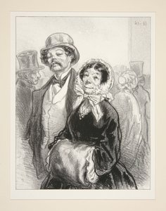 Půvabné držení těla od Paul Gavarni