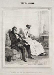 Les Lorettes, 1842. od Paul Gavarni