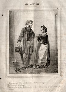 Lorety, 1842. od Paul Gavarni