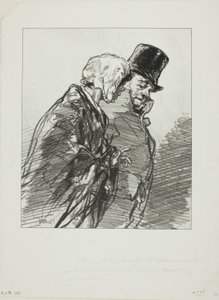 Les Lorettes vieillies: ...A na varietním plese Adolphe... od Paul Gavarni