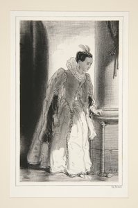 MARGARET FRANCOUZSKO. 1560. od Paul Gavarni