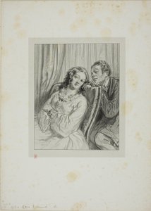 Masky a tváře: Mme. Beauminet od Paul Gavarni
