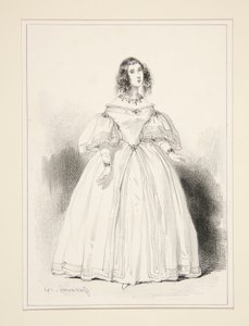 paní Anna Thillonová od Paul Gavarni