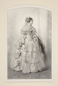 Paní princezna Mathilde od Paul Gavarni