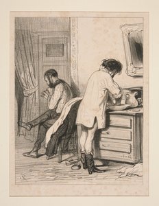 Orestés a Pyladés by byli rádi zemřeli jeden za druhého... od Paul Gavarni