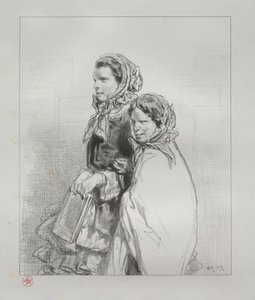 Par-ci, par-lá: Moje dcera zpívala, 1854-1856. od Paul Gavarni
