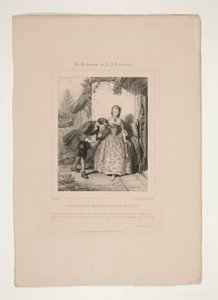 GALEY ROUSSEAU A MADEMOISELLE. od Paul Gavarni
