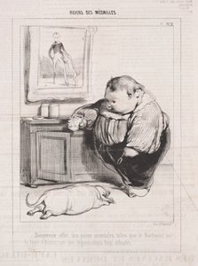Revers des Médailles, 1842. od Paul Gavarni