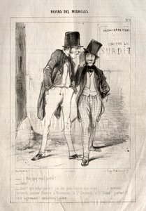 Rub medailí, 1842. od Paul Gavarni