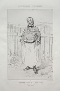 Seržant - major N. legie od Paul Gavarni