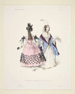 ORIGINÁLNÍ TRAVESTISSEMENS (sic) pro plesy 1834. 5. a 6. od Paul Gavarni