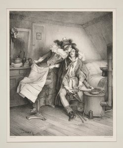 KARNEVALOVÁ VEČEŘE, - VEČEŘE PO MAŠKRÁDĚ. od Paul Gavarni