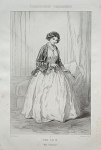Une Lélia. od Paul Gavarni