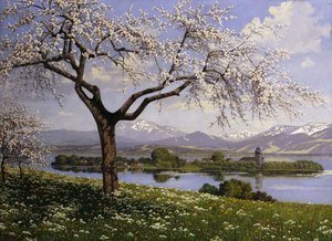 Krajina bavorského jezera na jaře, od Paul Graf