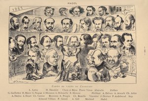 Vizitka Charivari, 1867