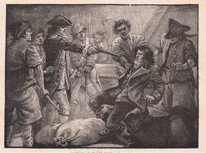 Zachycení Wolfe Tone AD 1798 od Paul Hardy