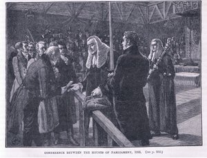 Konference mezi komorami parlamentu AD 1835 od Paul Hardy