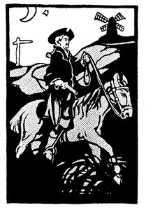 Highwayman (rytina) od Paul Hardy