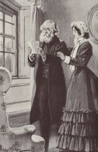 Ilustrace pro Barchester Towers od Anthony Trollope od Paul Hardy