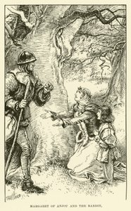 Markéta z Anjou a bandita (rytina) od Paul Hardy