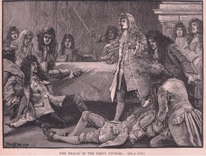 Fracas v tajné radě AD 1711 od Paul Hardy