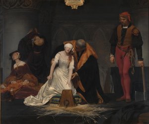 Poprava Lady Jane Grey, 1833 od Paul Delaroche