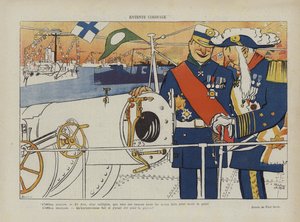 Entente Cordiale. Ilustrace pro Le Rire od Paul Iribe