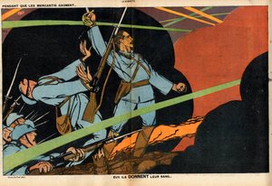 La Baionnette, Satirický v barvách od Paul Iribe