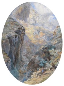 Poblíž Amalfi, La Vallée des Moulins, 1864 (Wc zvýšené o barvu karoserie)