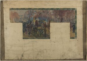 Skica radnice v Saint-Ouen: L