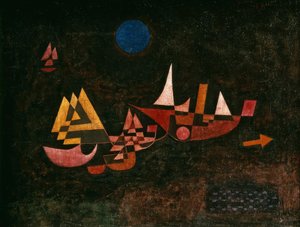 Odjezd lodí od Paul Klee