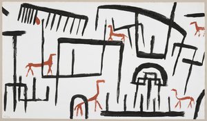 Zvířata ve výběhu od Paul Klee