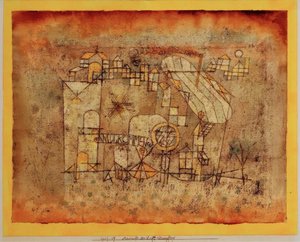Příjezd vzduchového parníku od Paul Klee