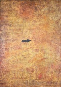 Šíp v zahradě (Šíp do zahrady) od Paul Klee
