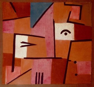 Pohled z červené od Paul Klee