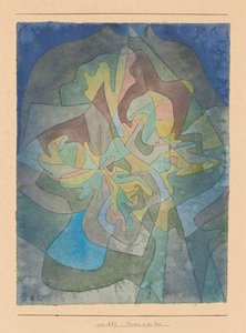 Blumen in der Vase Květiny ve váze, 1929. od Paul Klee