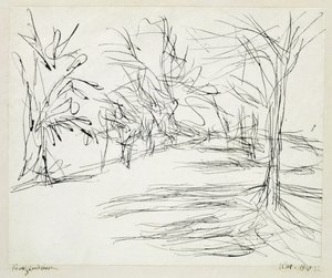 Venkovská cesta do Schwaingu od Paul Klee