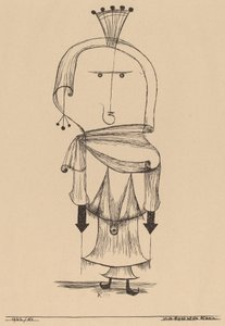 Čarodějnice s hřebenem, 1922. od Paul Klee
