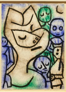 Výraz tváře od Paul Klee