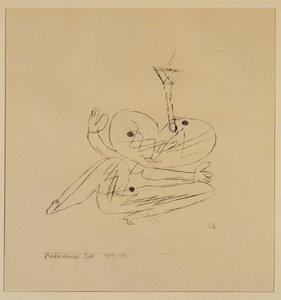 Zhášecí světlo (gravírování) od Paul Klee