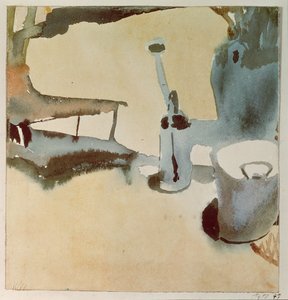 Stojan na květiny s konev a kbelík od Paul Klee