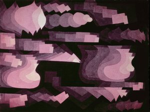Fuga v červené barvě od Paul Klee