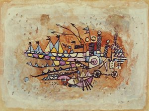 Přístavní scéna od Paul Klee