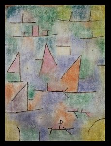 Přístav s plachetnicemi od Paul Klee