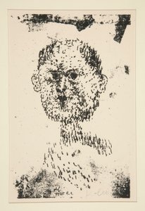Head (Kopf) - Bearded Man (Baertiger Mann) od Paul Klee