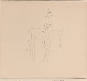 Komický jezdec od Paul Klee