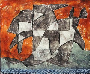 Jezerní duch; Viz Gespenst od Paul Klee