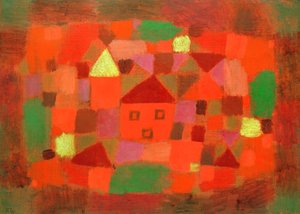 Krajina se západem slunce od Paul Klee